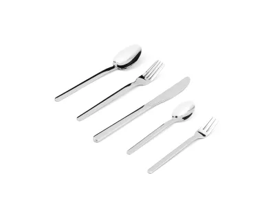 Contrast-Tip Stainless Steel Flatware Set