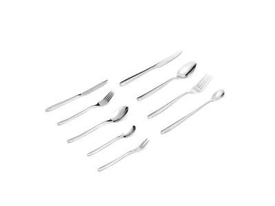 Ultra-Slim Stainless Steel Flatware Assortment