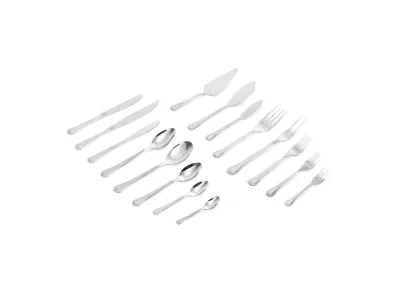 Multi-Piece Stainless Steel Flatware Service Set