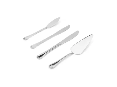 Stainless Steel Cake and Serving Utensil Set