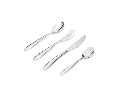 Slim Tapered Stainless Steel Flatware Set