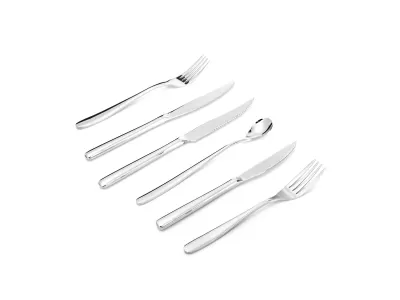 Classic Tapered Handle Stainless Steel Flatware Set