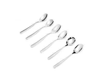 Long Oval Handle Stainless Steel Flatware Set