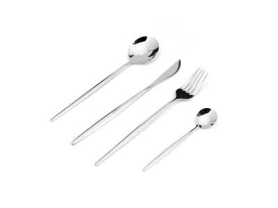 Pin-Slim Stainless Steel Flatware Set
