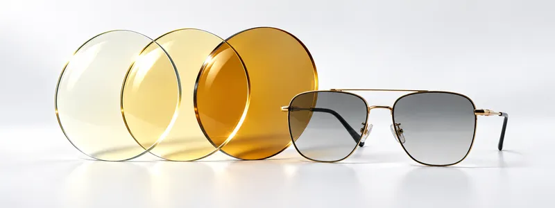 Photochromic lens blanks and gray driving lenses