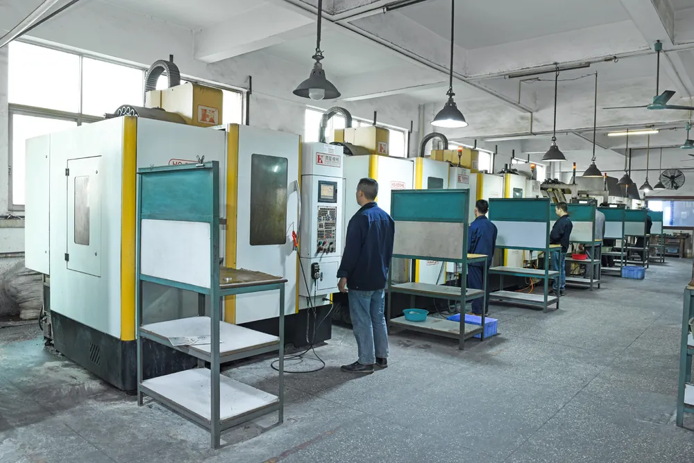 Original Helida machining workshop photograph