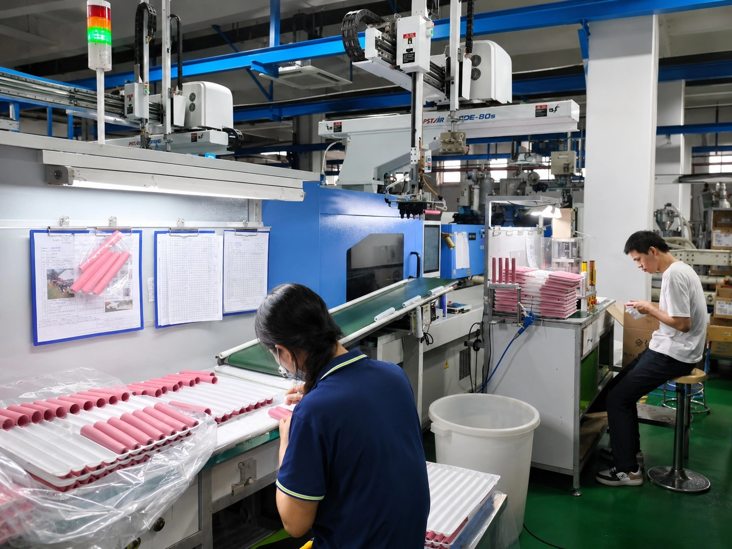 Automated toothbrush production lines