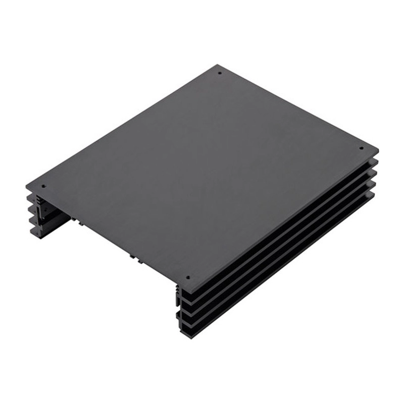 High-Power Extruded Heat Sink with Thick Base