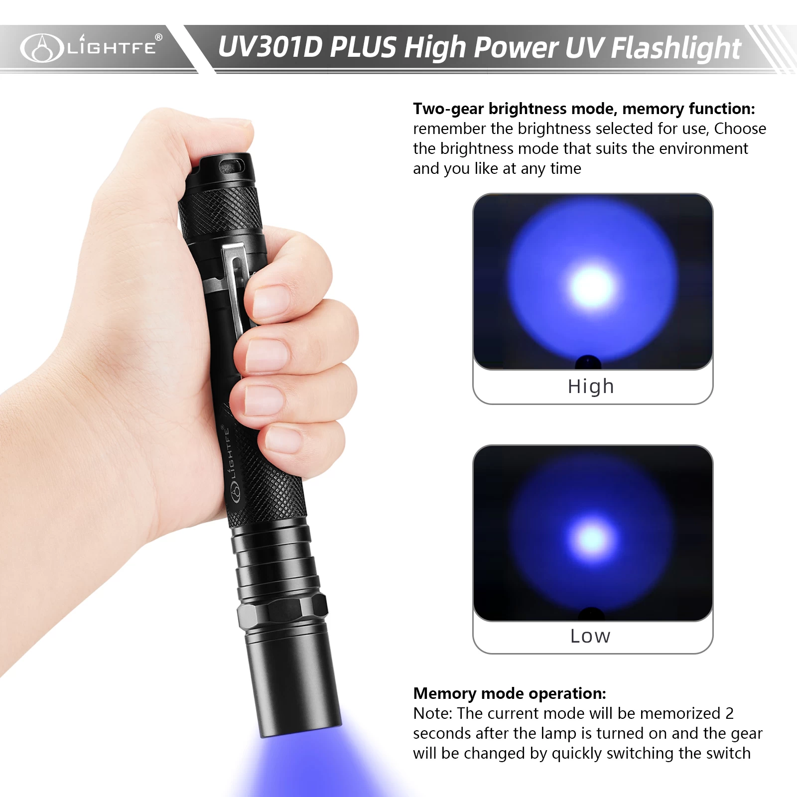 uv301d‑plus.uv‑flashlight