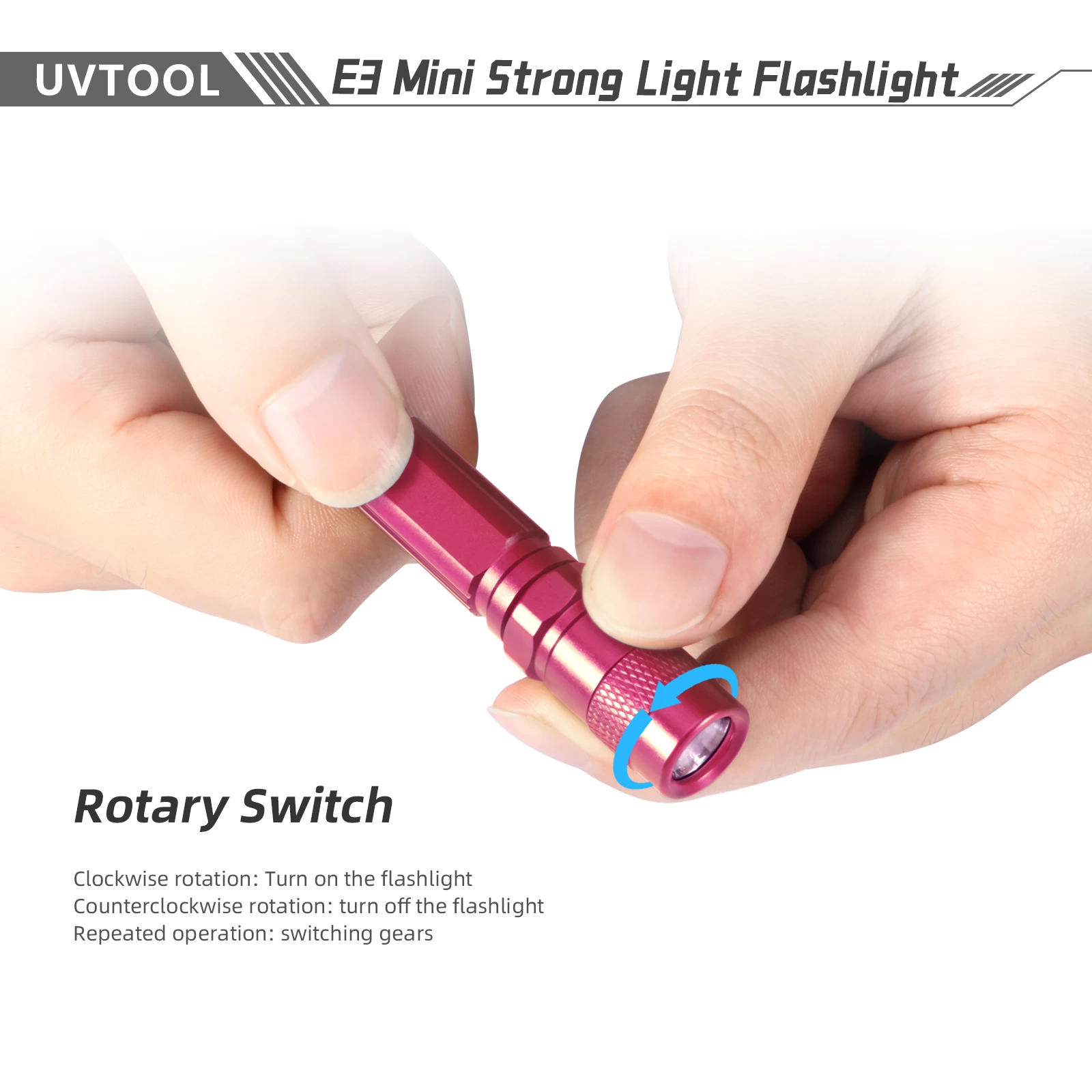 uvtool‑e3.keychain‑flashlight
