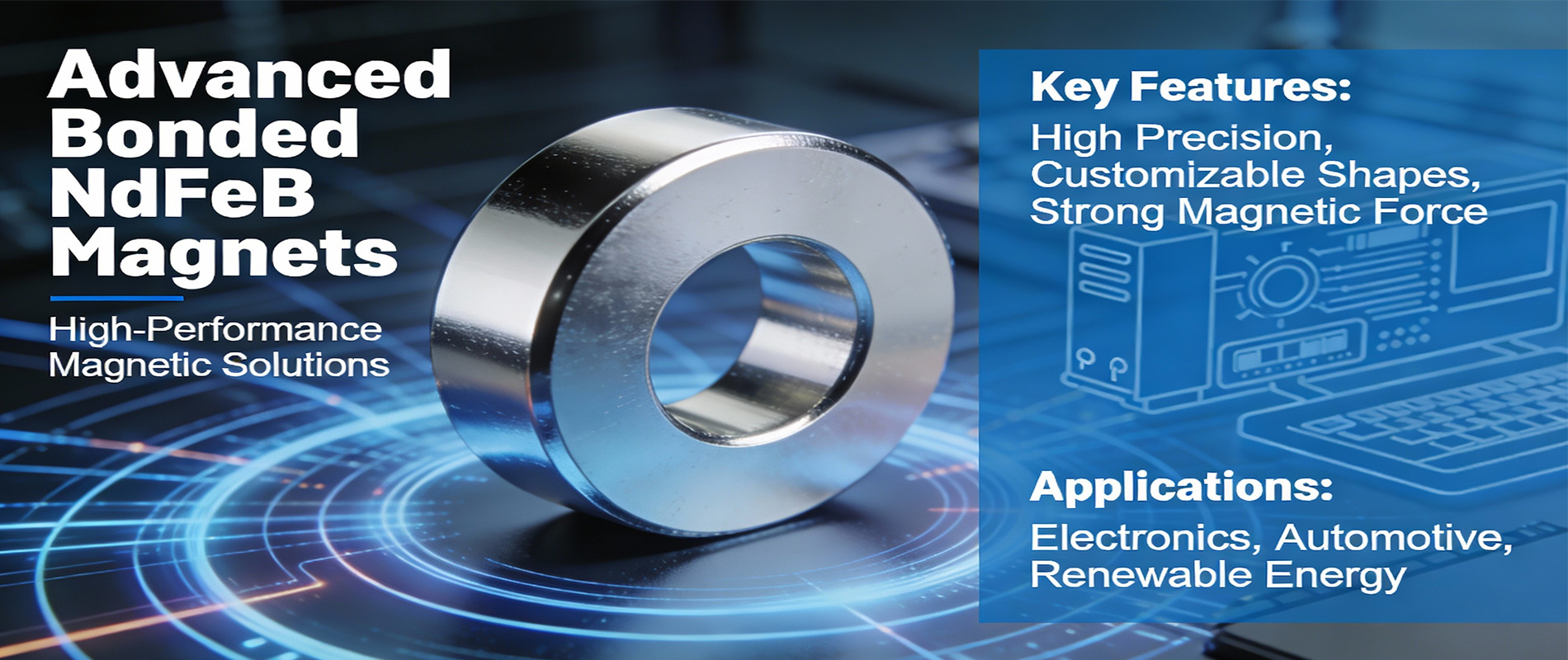 Magnet Base Material Magnetic Materials Manufacturer | Ferrite & NdFeB Magnets Supplier ...