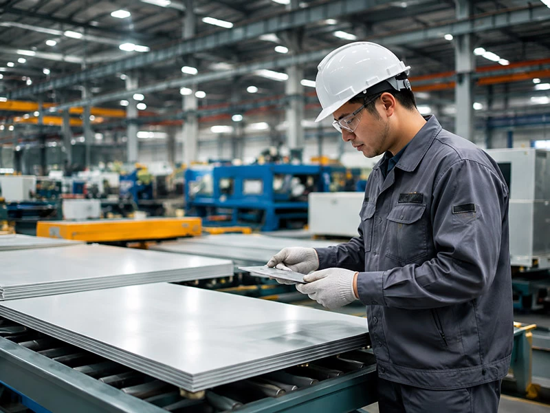 Aluminum panel product inspection and quality testing