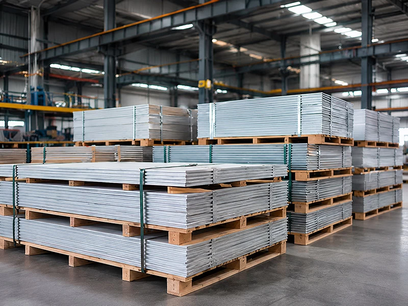 International logistics coordination for aluminum building materials