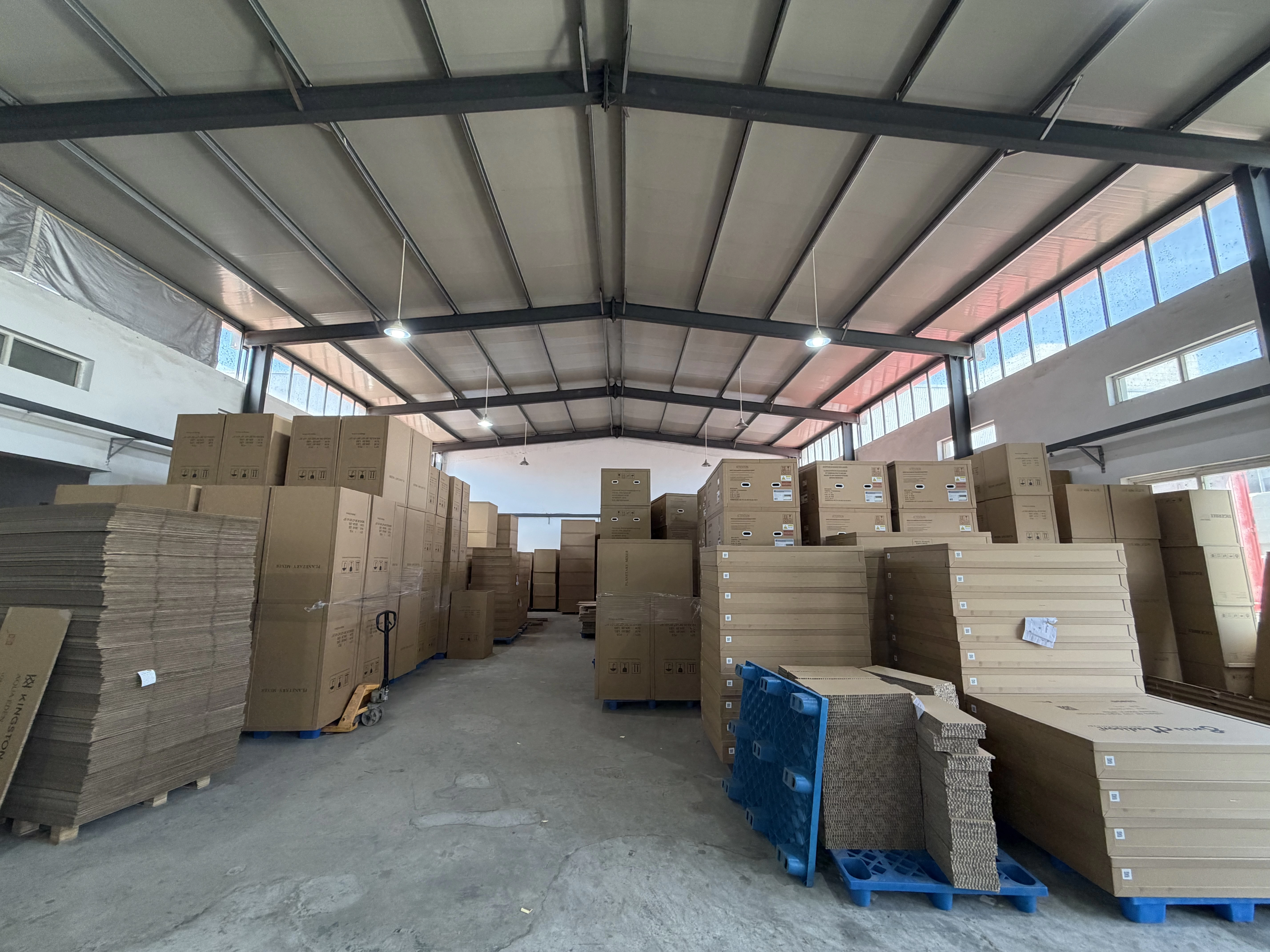 Packaging factory equipment