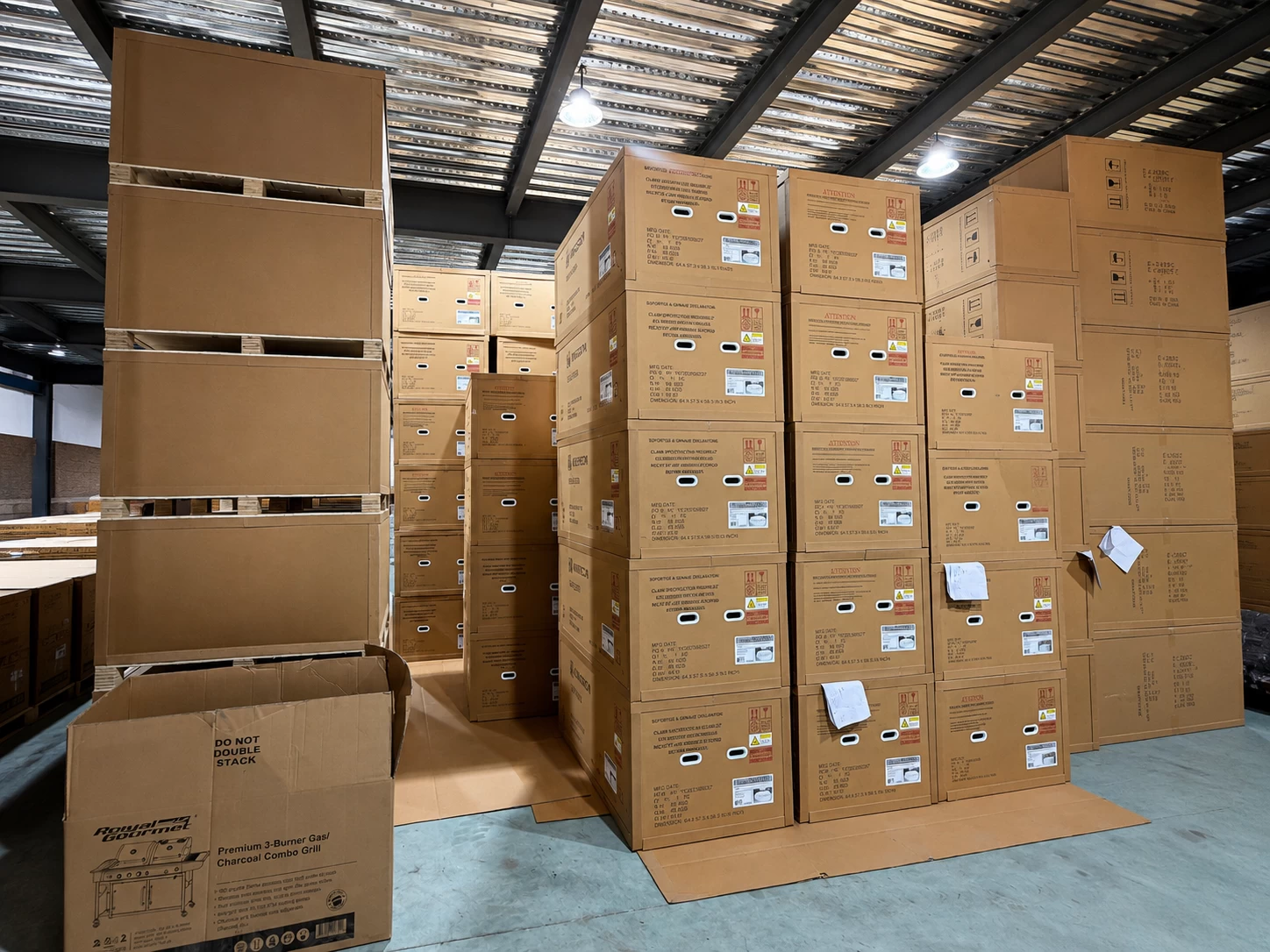 Finished packaging warehouse