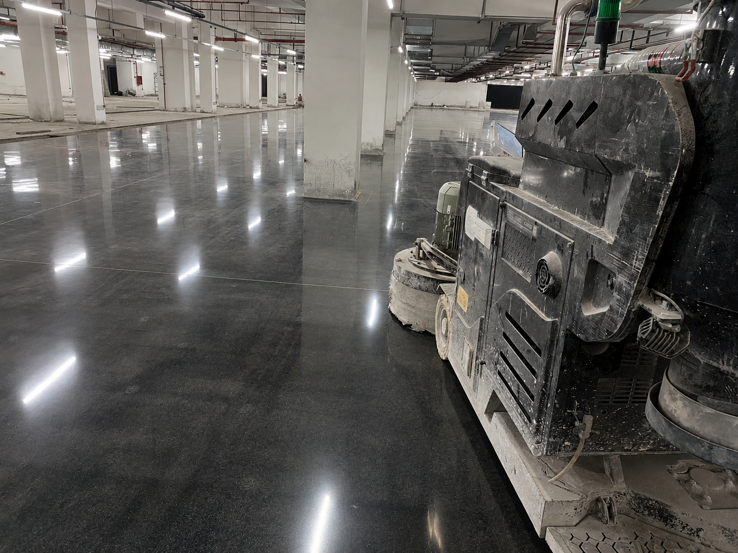 Concrete floor application case 5