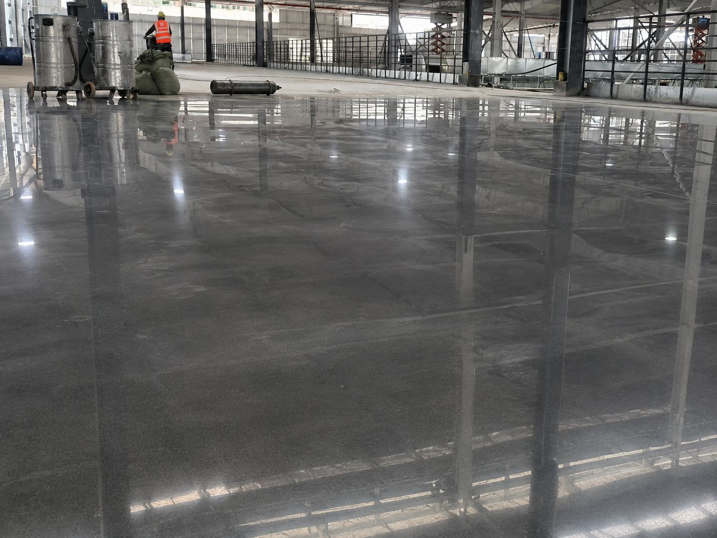 Concrete floor application case 6