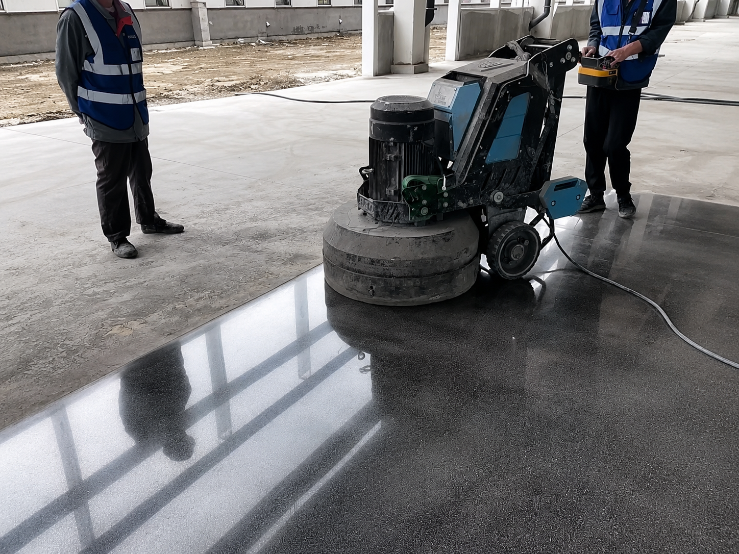Concrete floor application case 4