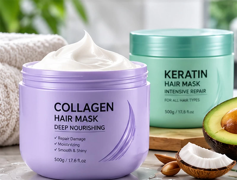 Hair mask application case