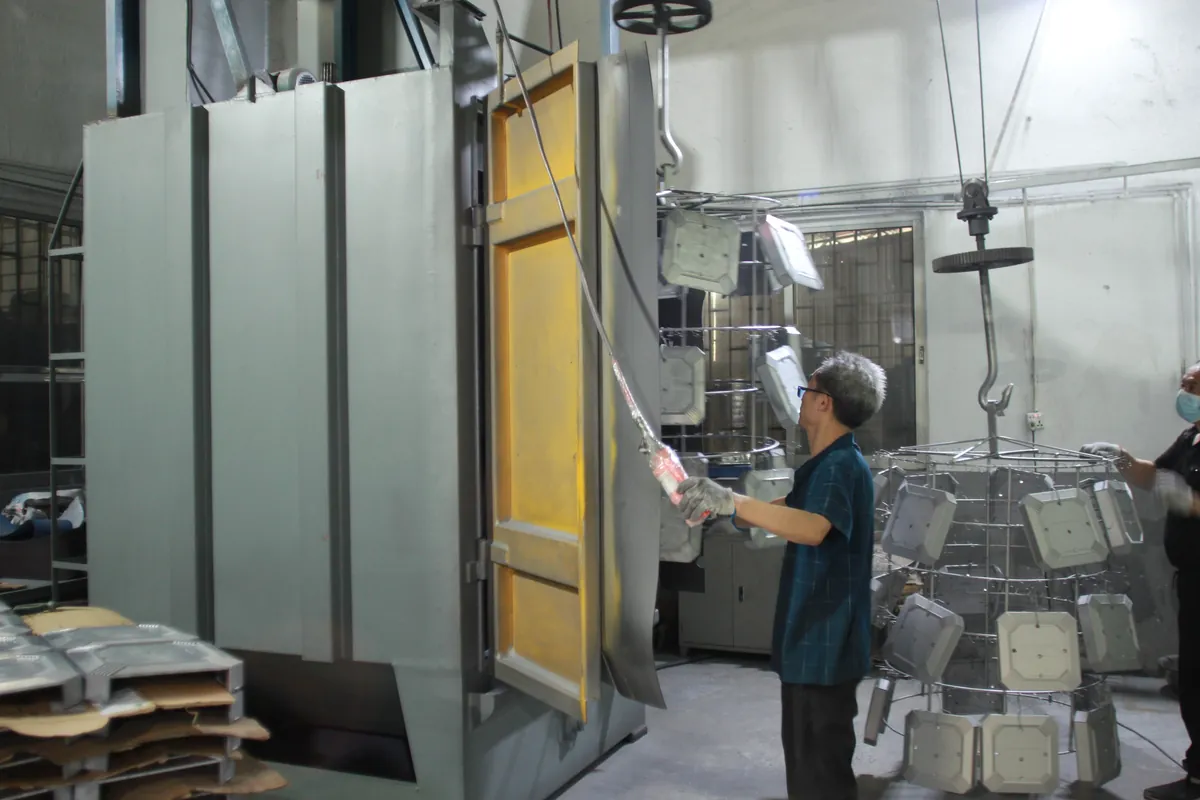 The coating process