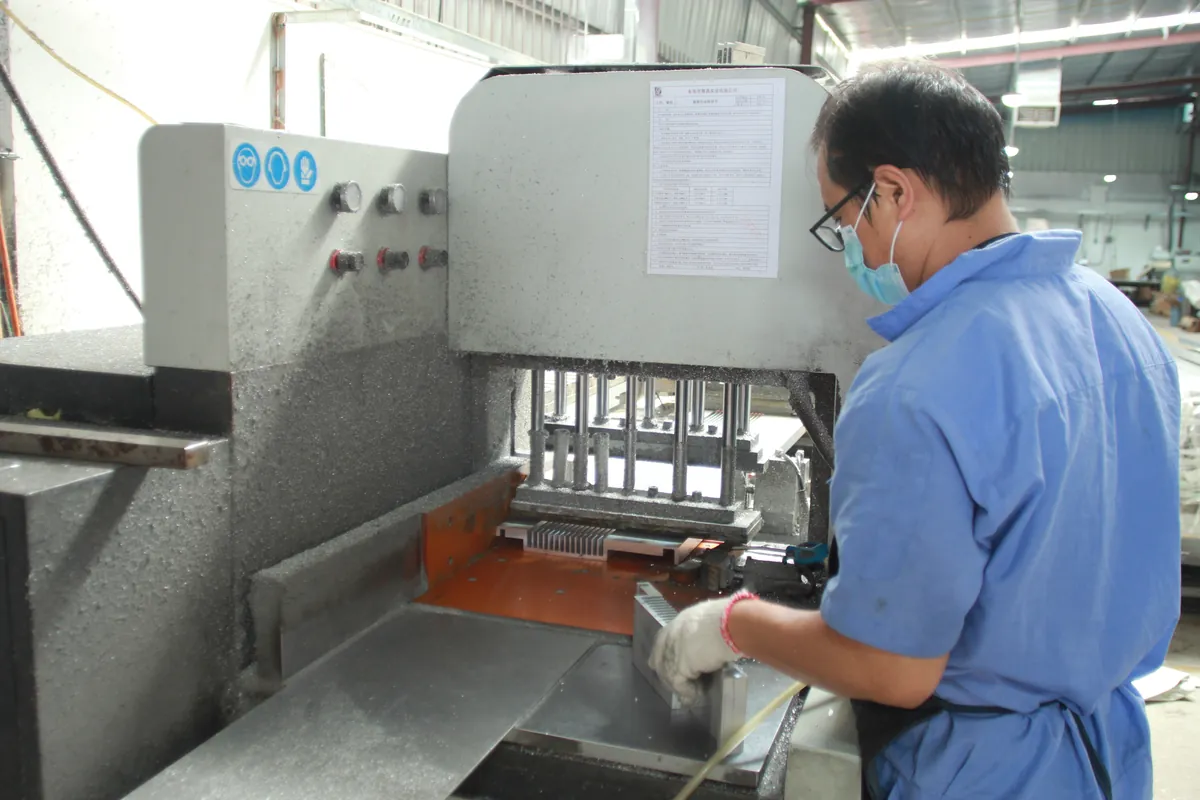 Heat-sink component processing
