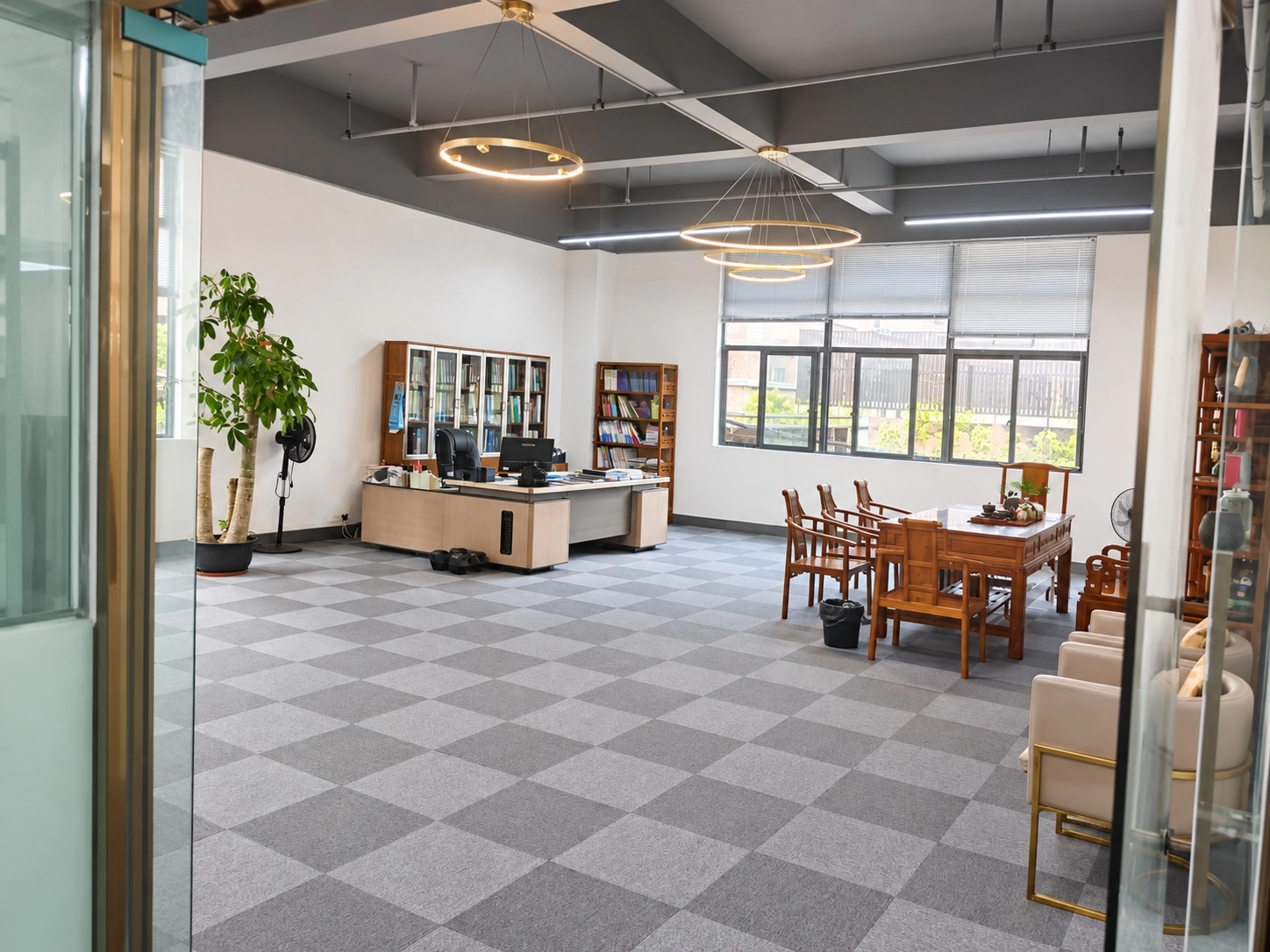 Fuxin Textile office and reception area