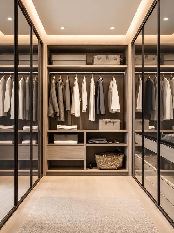Walk-in Closets cabinetry design inspiration