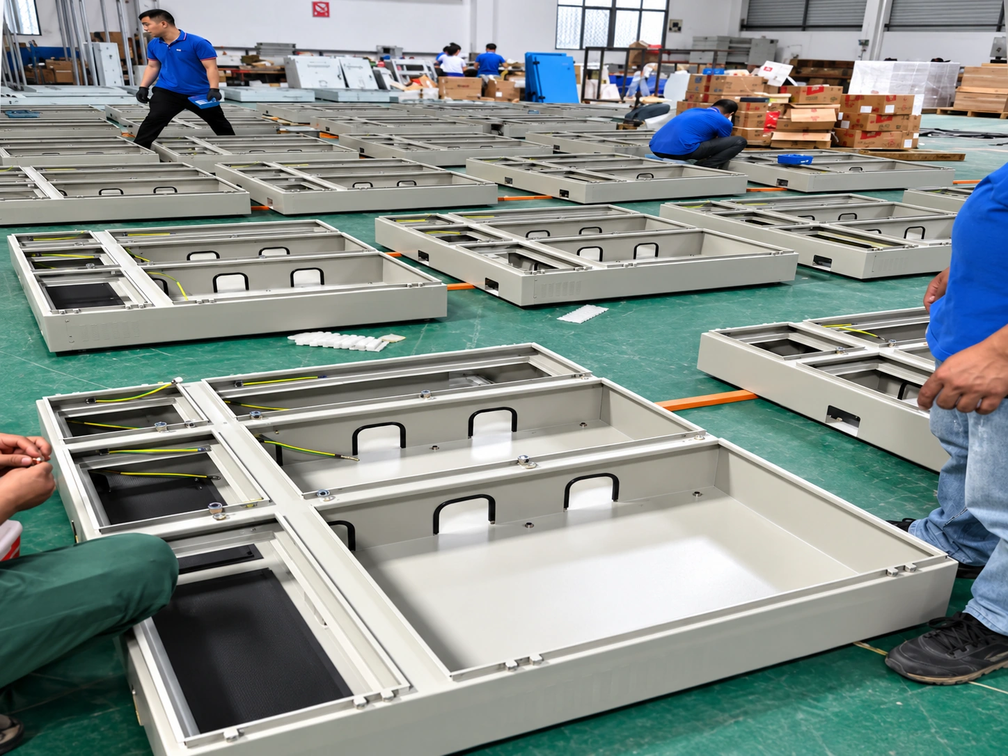 Sheet metal frame assembly