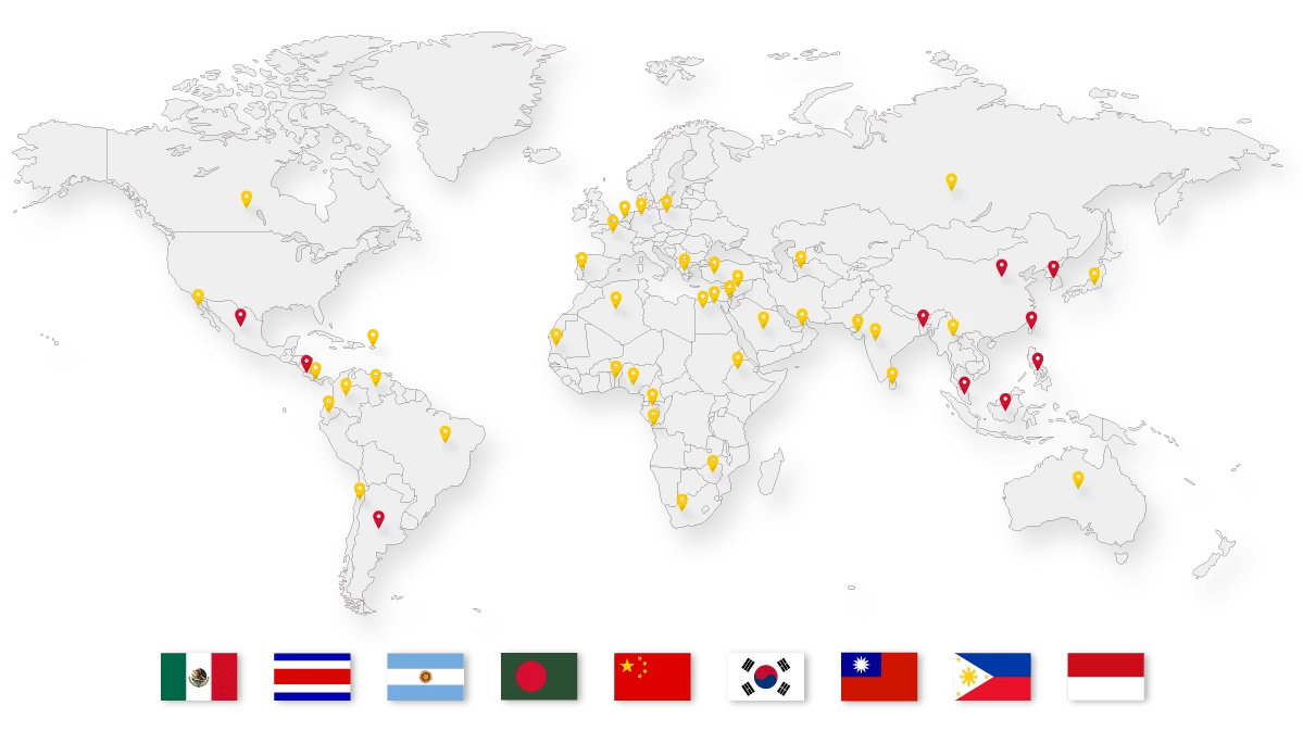 Global service network