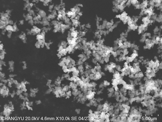 Representative TEM micrograph 3 of ZrC powder
