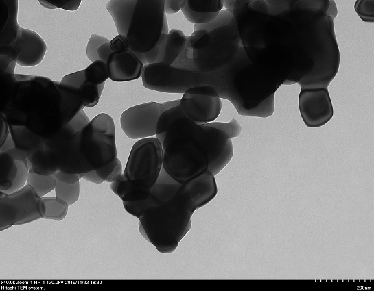 Representative TEM micrograph 1 of TiCN powder