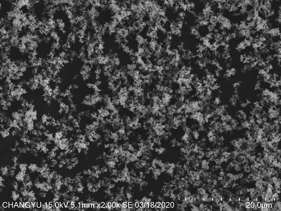 Representative TEM micrograph 2 of TiCN powder
