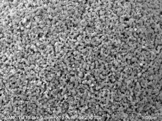Representative TEM micrograph 4 of ZrC powder