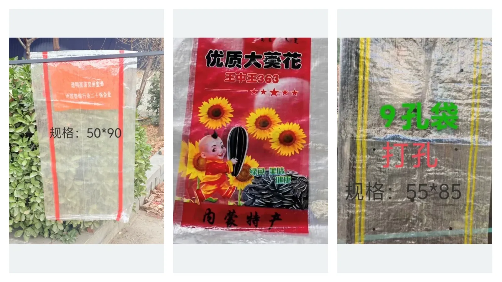 Transparent vs. Printed vs. Perforated PP Woven Bags