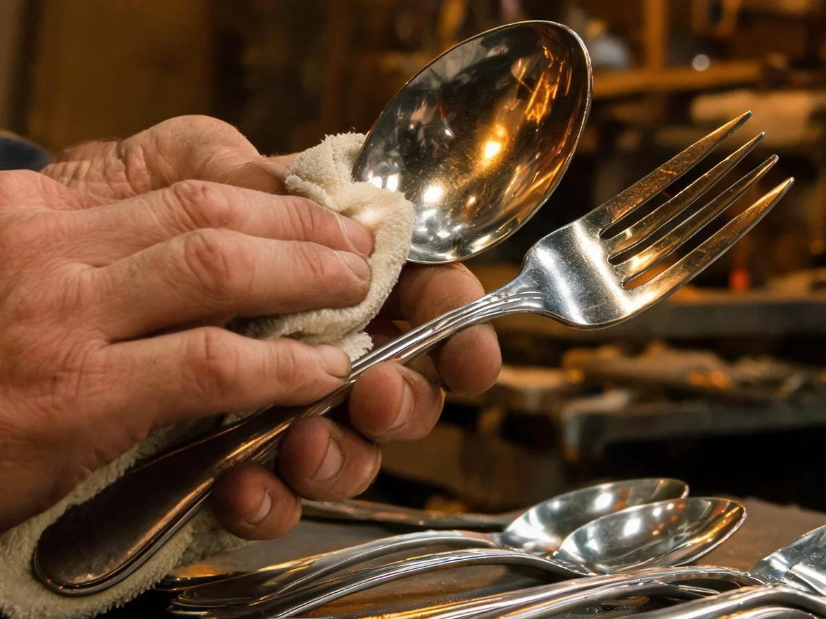Craftsmanship in stainless steel cutlery manufacturing