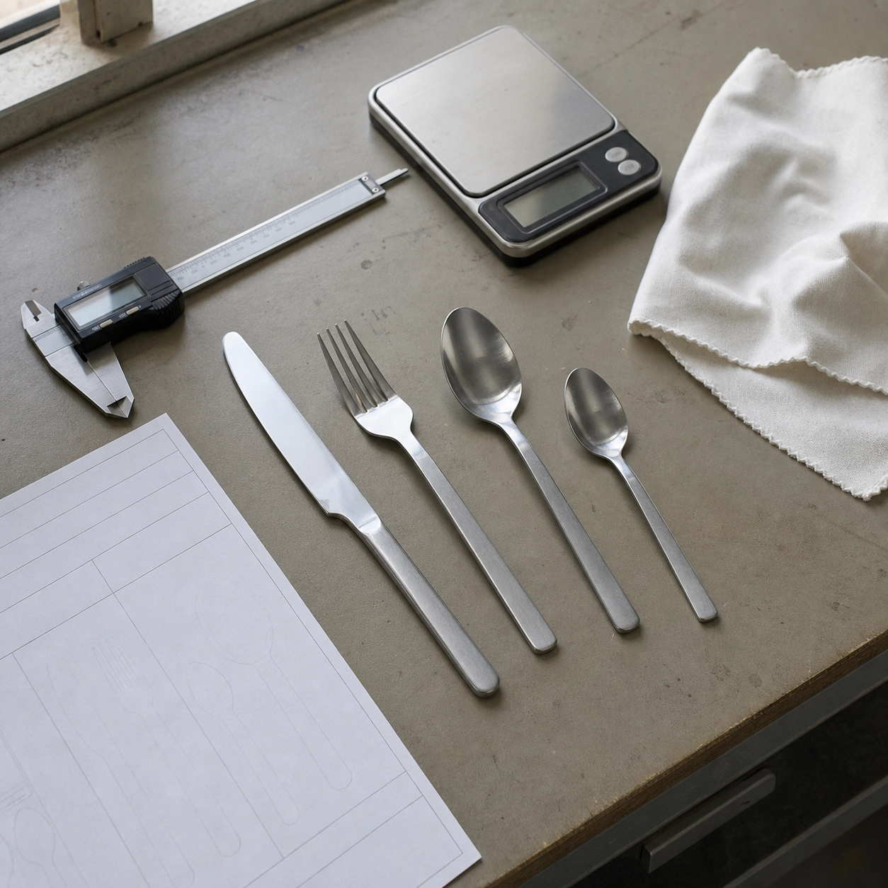 How to Inspect Stainless Steel Flatware Samples Before a Bulk Order