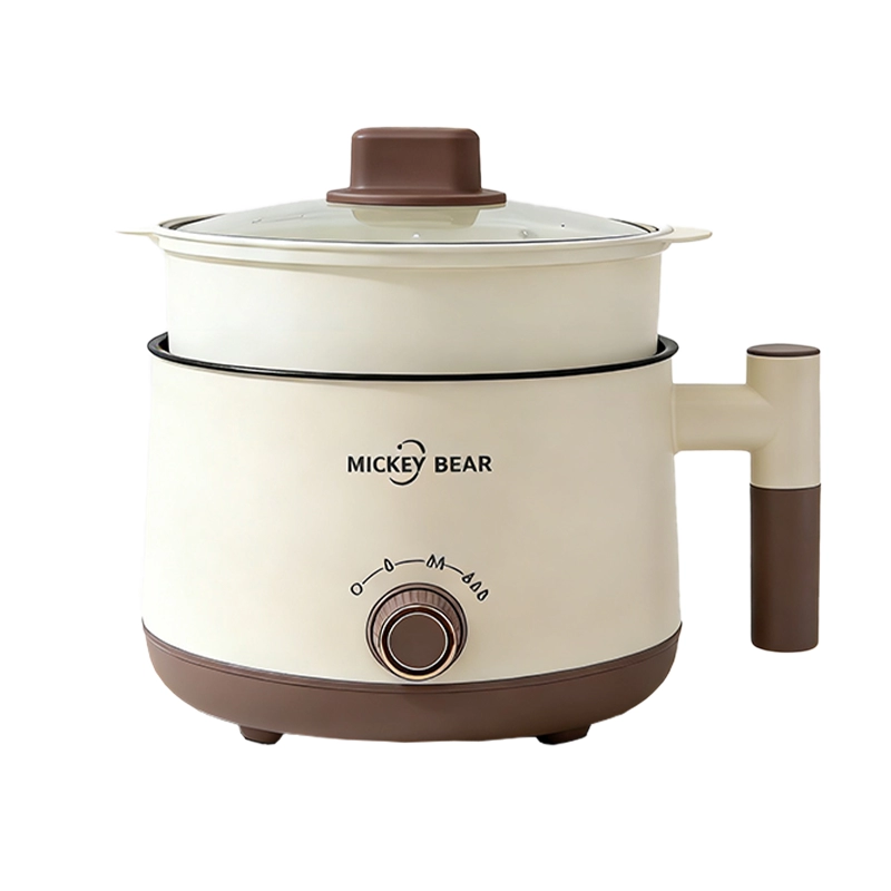 18cm Drum-Spliced Handle Knob Electric Cooking Pot