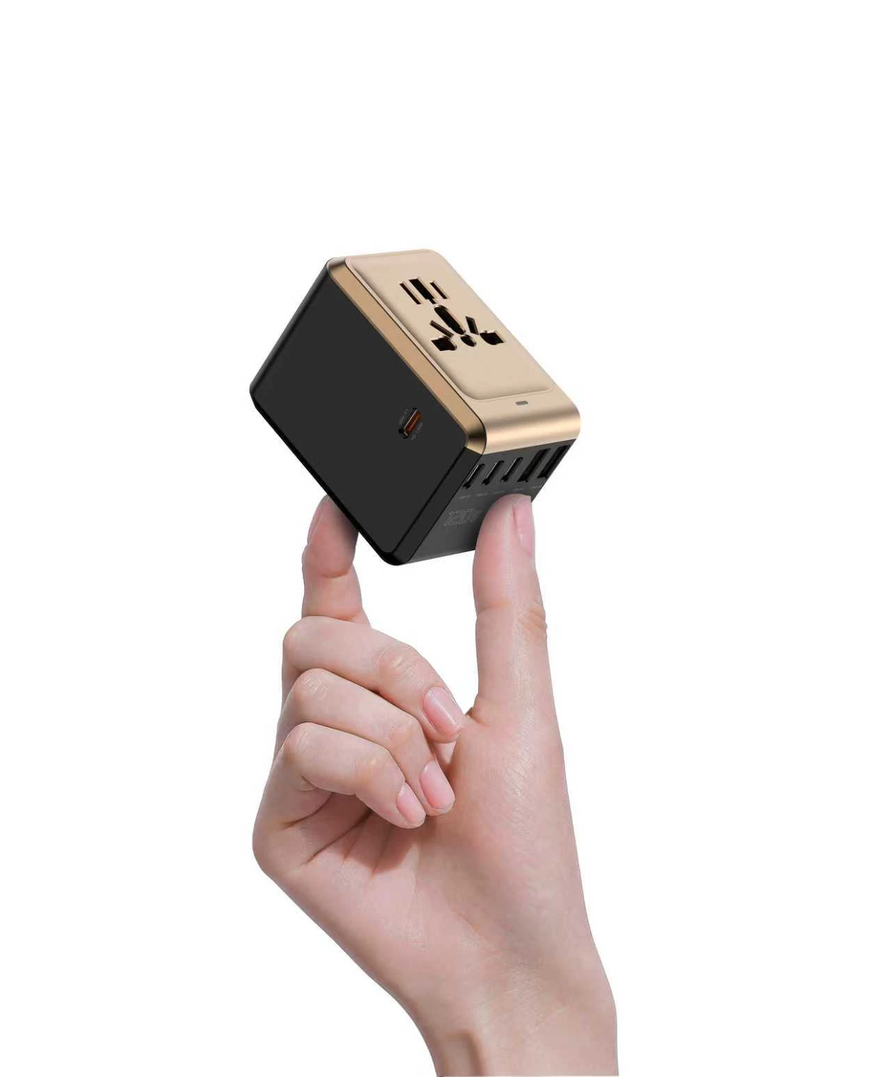 120W PD TurboLaptop Travel Adaptorwith 6 USB ports - GS26634