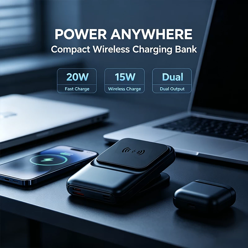 Multi-Tool Magnetic Wireless Powerbank 10000mAh