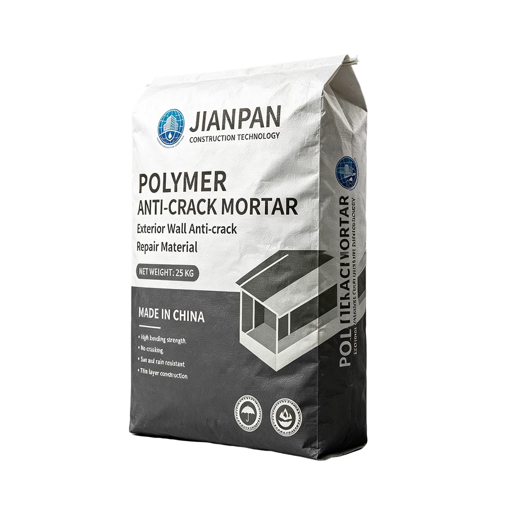 25kg Polymer Anti-Crack Mortar, Exterior Wall Base Repair Anti-Crack Reinforcement Mortar For Building Wall Construction
