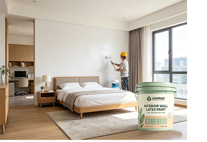 18L Bucket Wall Decorative Coating, Multi-Scenario Matte Water-Based Decor Paint For Indoor & Exterior Wall Decoration