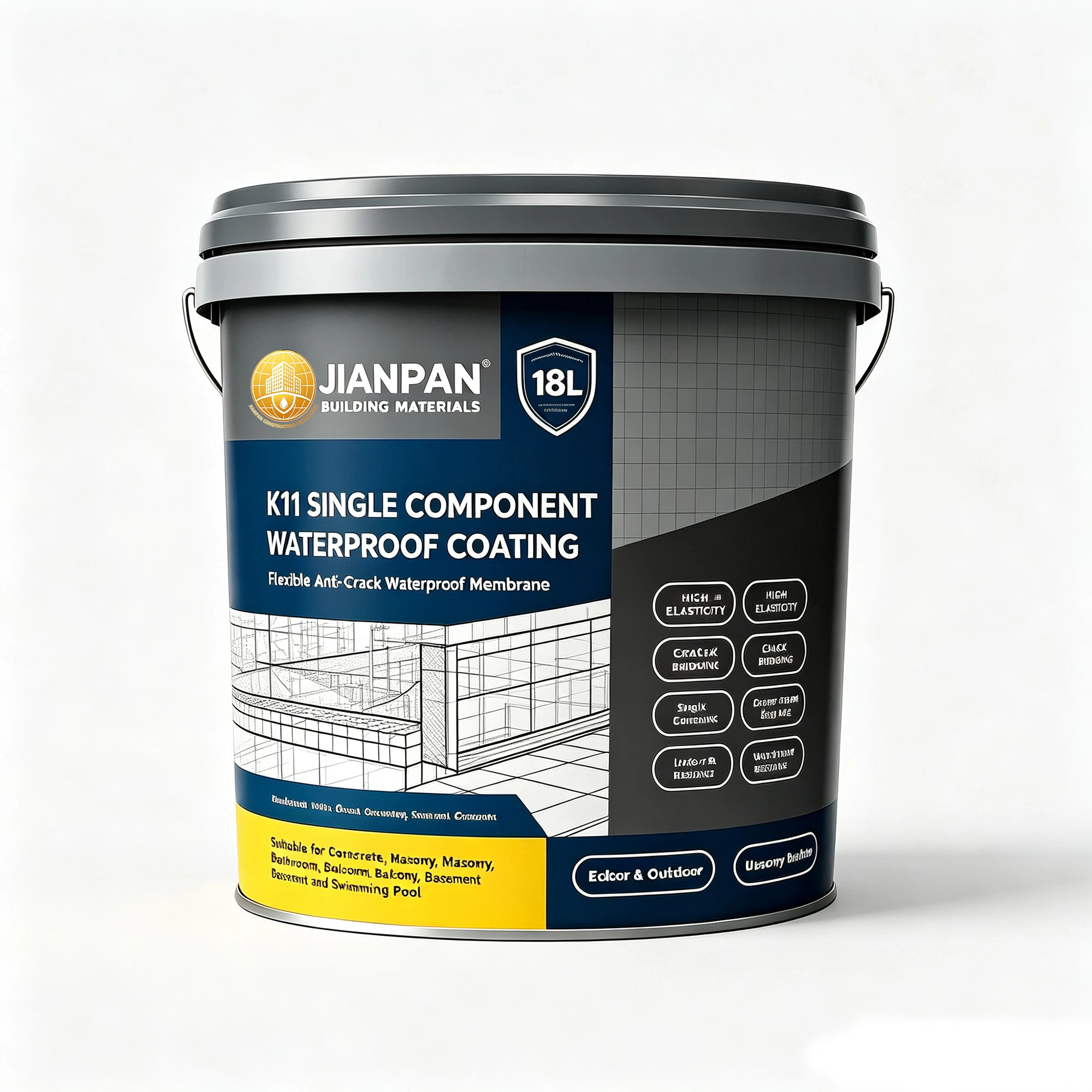 18L K11 Single-Component Flexible Waterproof Coating