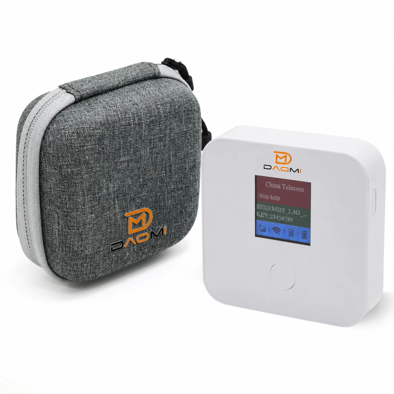DAOMI SHFIEL40 4G LTE eSIM Mobile Hotspot | Dual Band Pocket WiFi (2.4G/5GHz) | Global Roaming Router for Travel | 3060mAh Battery & VPN Supported