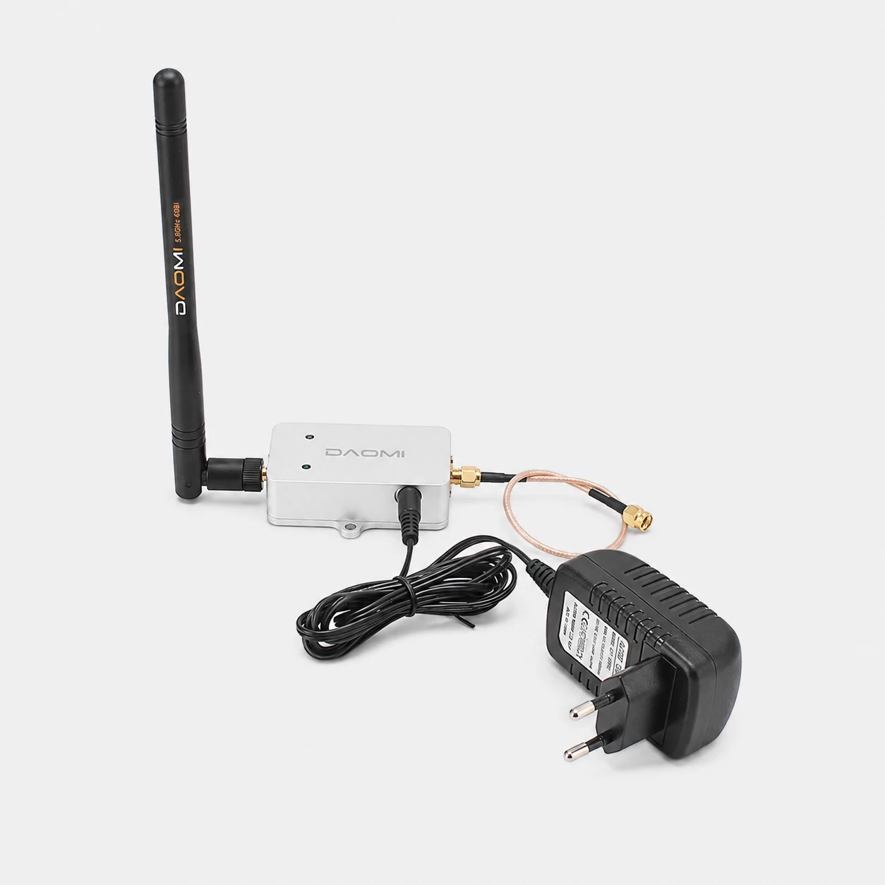 DAOMI 5.8GHz 2000mW WiFi Signal Booster | 33dBm High Power Amplifier (SH58Gi2000P) | Anti-Interference for UAV, IP Cameras & Office Networks