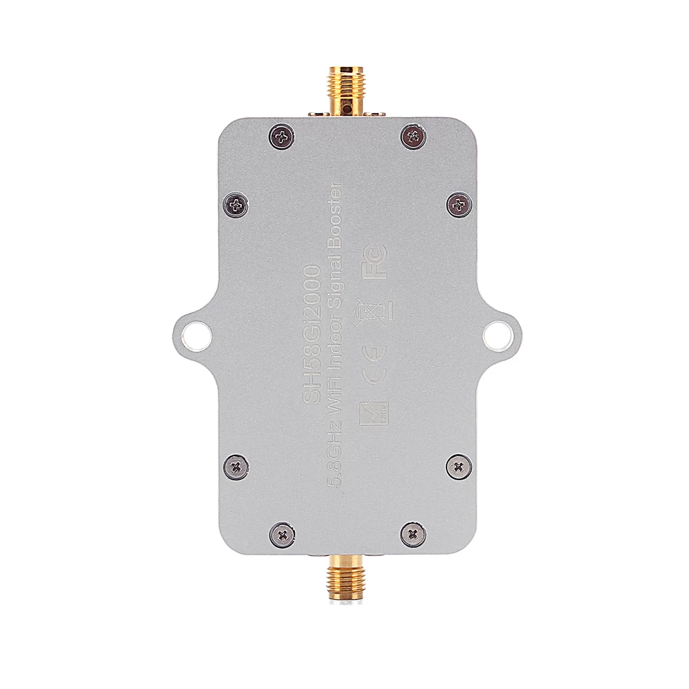 DAOMI 5.8GHz 2000mW WiFi Signal Booster | 33dBm High Power Amplifier (SH58Gi2000P) | Anti-Interference for UAV, IP Cameras & Office Networks
