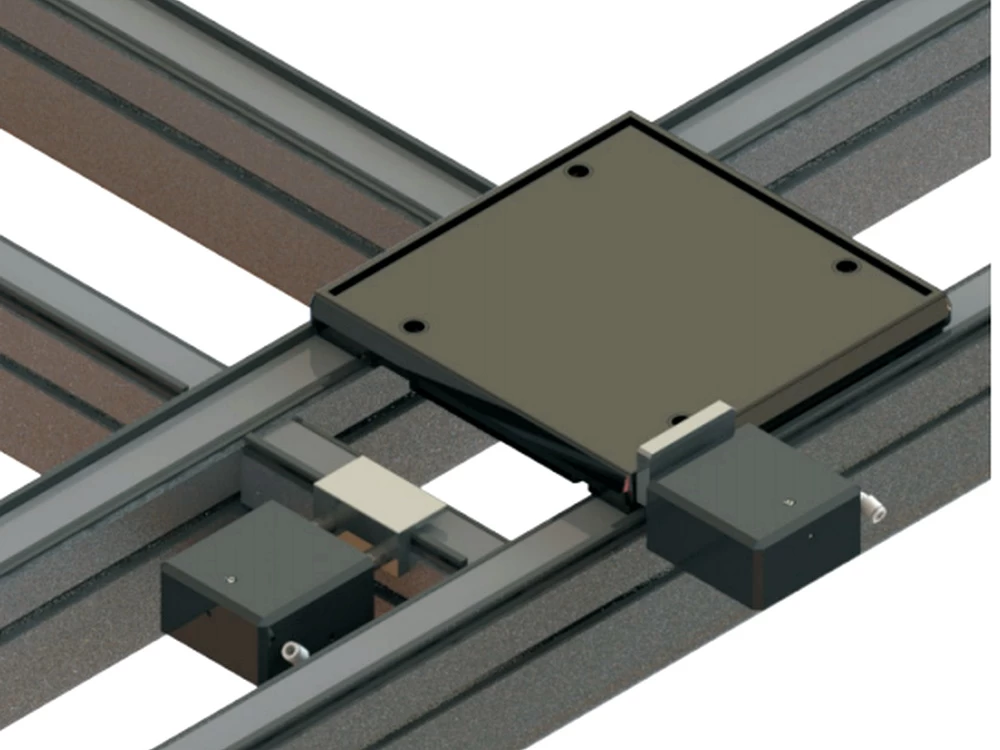 ZDTC25-150 Corner Buffered Stopper product view 3 for industrial conveying