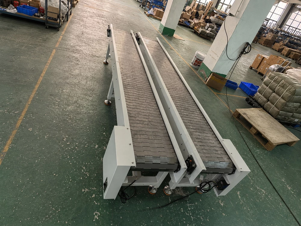 Stainless Steel Slat Chain Conveyor industrial conveyor product