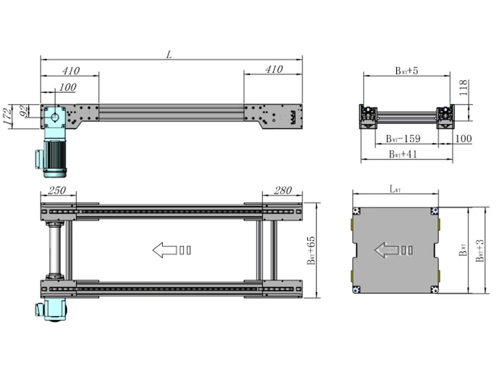 PCS3 Pallet Conveyor product view 2