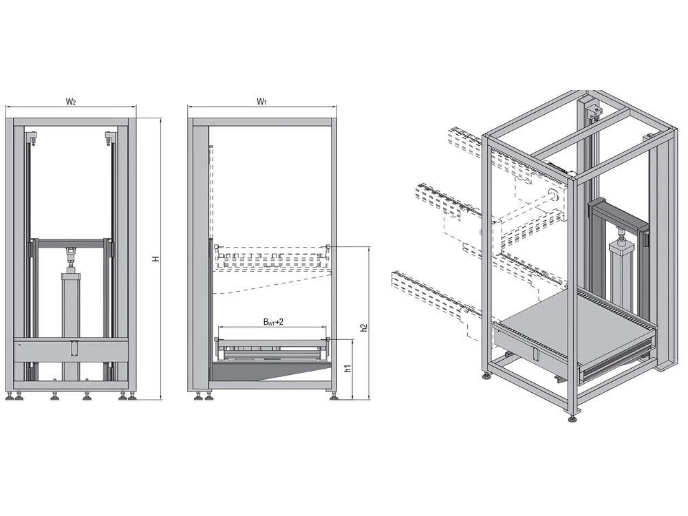 200 kg Lift Unit industrial conveyor product