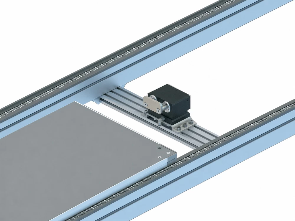 ZDQC50-260 Buffered Stopper product view 2 for industrial conveying